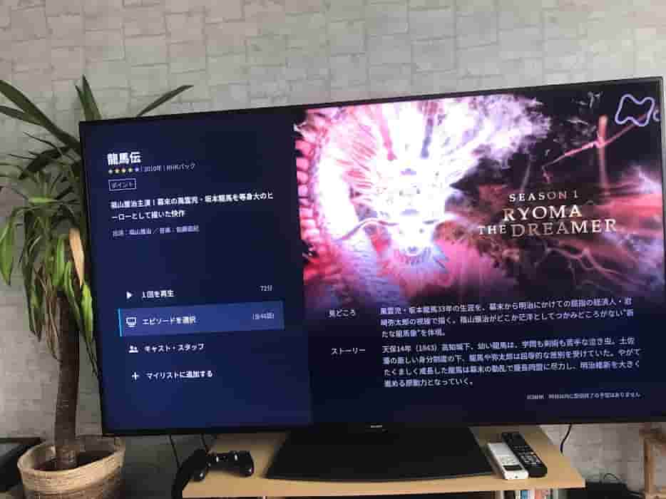 テレビでU-NEXTを見る