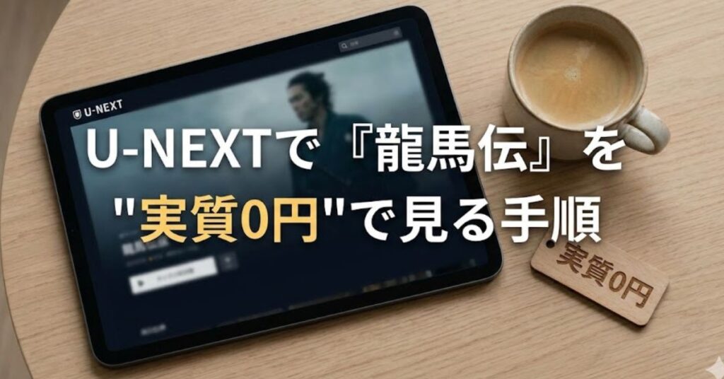 U-NEXTのNHKオンデマンドの申し込み方法